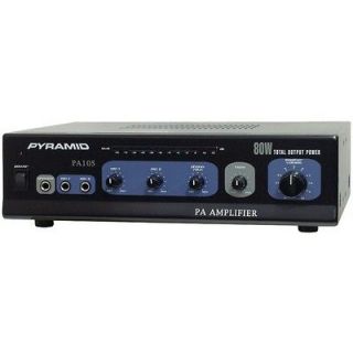 Pyramid PA205 Amplifier w/ Microphone Input 120 Watt 80W 40W Mono RMS 