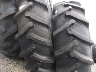 TWO 18.4x38, 18.4 38 Oliver 2255 Farm Tractor Tires 8 Ply