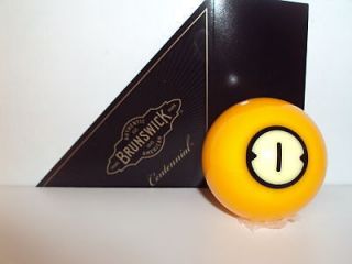   Centennial Billiard Replacement Pool Table Ball, The # 1 Ball Only