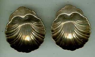 clamshell servers silver plate pair 2  13