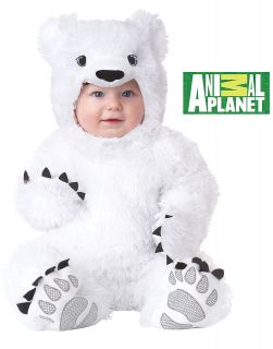 Animal Planet Cuddly Polar Bear Infant Baby Halloween Costume 12 18Mo
