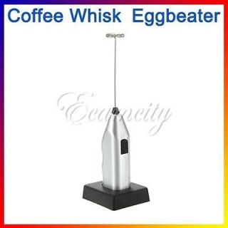   Electric Eggbeater Milk Drink Cafe Shake Frother Mixer Foamer Kitchen