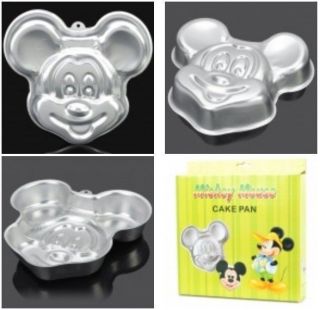 Aluminum Alloy Mickey Mouse Image Shaped Cake Pan Moulds Mold