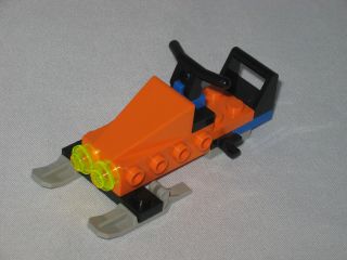 Lego Basic Standard Arctic Orange Snow Scooter 6577 Extra Parts Pieces