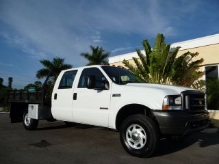   2003 FORD F350 CREW 4X4 6.0 POWERSTROKE DIESEL ONE OWNER FLORIDA TRUCK