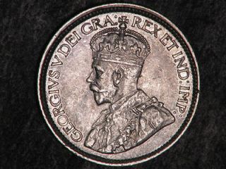 canada 1919 10 cents silver xf # x16 time left