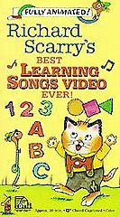 Richard Scarrys Best Learning Songs Video Ever VHS, 1993