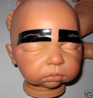 REALISTIC REBORN BABY DOLL EYEBROW STENCILS 12 sets OOAK Fast delivery 