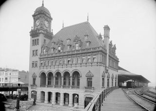 railway railroad train station richmond va 1903 photo
