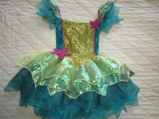 Girls Princess Paradise Unique Mermaid Halloween Costume Dress M 8