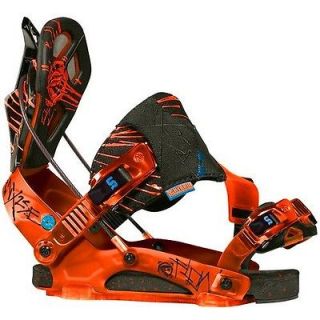 New 2013 Flow NX2 SE Snowboard Bindings Orange Mens Size XL   Free 