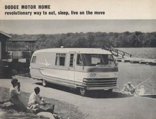 1963 dodge motor home camper sales brochure book time left