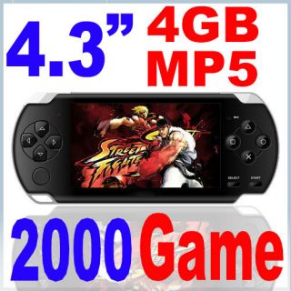 8GB 4.3TFT MP4 MP5 PSP 2000 Games Video Player Camera