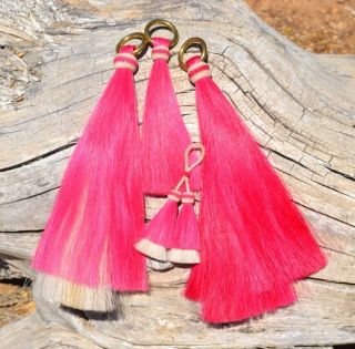 Mane Hair Tassels / Shu Flys   For the Cause/Awarenes​s Pink