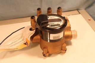   NSF 5/8 T 10 E coder Industrial Water Meter Solid Brass NOS