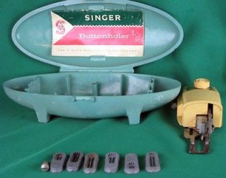 1960 Singer Sewing Machine Buttonholer Attachment Fits Model 489500 