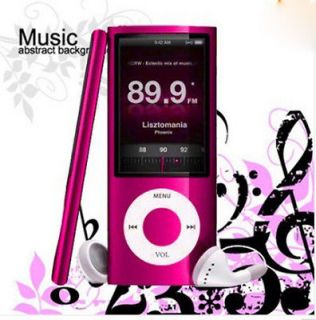 Hot Pink 8GB 5th 2.2in Video HD Camera FM Voice REC Touch Keypad  