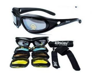   Cycling Foam Padded Glasses Safety Goggles Sunglasses 4 Color lens