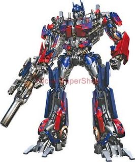 Choose Size   OPTIMUS PRIME Decal Removable WALL STICKER TRANSFORMERS 
