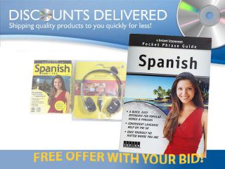   Instant Immersion Spanish FREE SHIP and USB Rosetta Stone headset