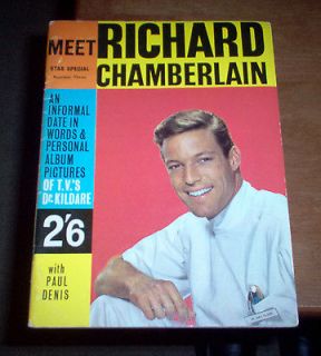 Meet Richard Chamberlain Star Special Magazine UK 1963 Dr. Kildare 