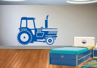 tractor digger boys bedroom wall art toy sticker g128 more