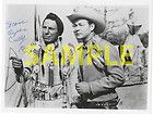 ROY ROGERS POSTCARDS POST MARKED AND SIGNED RARE LOOK
