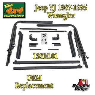   Replacement SOFT TOP HARDWARE (Fits 1995 Jeep Wrangler Rio Grande