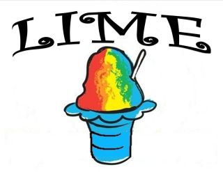 lime syrup mix snow cone shaved ice flavor pint time