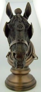 Needzo Bronze Racing Equestrian Shire Horse Pony Blinders Harness 