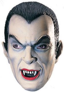 Adult Vampire Count Dracula Scary Halloween Costume Accessory Mask