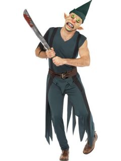 Adult Mens Freaky Peter Pan Smiffys Halloween Nightmare Fancy Dress 