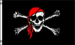 captain jack pirate flag jolly roger new red hat from australia time 