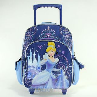 Disney Cinderella Castle 12 Small Toddler Roller Backpack Girls 
