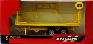 britains bale trailer 1 32 scale diecast farm model 42764