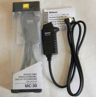 New Nikon MC 30 MC30 Remote Trigger Release for D3 D300 D300S D700 
