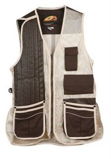 Shooting Vest Right Hand Brown/Sand choice of size; Large or X large 