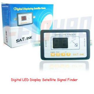 Digital LED Display Satellite Signal Finder Meters TV Dish Receiver