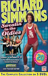 Richard Simmons   Sweatin to the Oldies Set DVD, 5 Disc Set