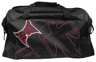 Tapout Black Red Stitch School Gym MMA Workout UFC Workout Duffle 