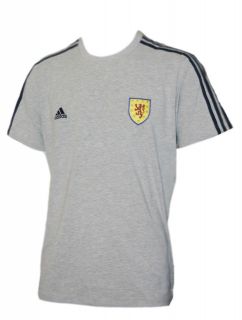 New Adidas Scotland Football FA Cotton Grey Tee Shirt/Top XS S M L XL 