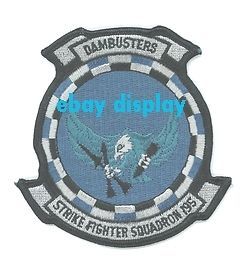 usn navy vfa 195 dambusters nwu blue uniform chest patch