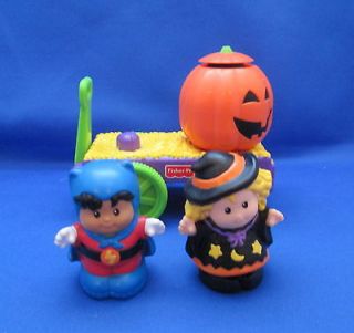   Little People~Hallowe​en~Pop Up Cart/Pumpkin/C​at~Witch~Super Hero