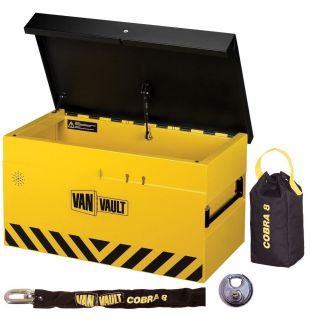 Van Vault 2 Site Security Safe Box & FREE Cobra 8 Chain & Lock GO 