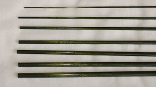 IM6, 7 Pc, 5wt, 9 Ft Fly Rod Blank,Green,by Roger