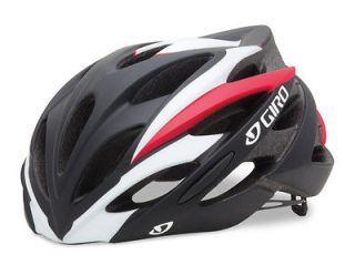 giro savant matte black red road bike helmet size medium  