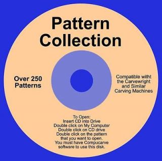 craftsman carvewright compucarve over 250 pattern cd 