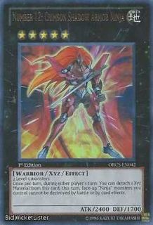number 12 crimson shadow armor ninja in Individual Cards