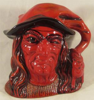 Royal Doulton 2005 Large Flambe Character Jug The Witch D7239 #54 of 