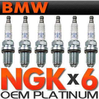 BMW Spark Plugs NGK Double Laser Platinum OEM Upgrade Set for E39 
